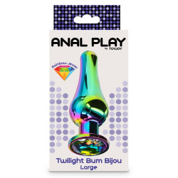 ANAL PLAY TOYJOY Plug Bijou anal Twilight Bum L 12 x 4cm